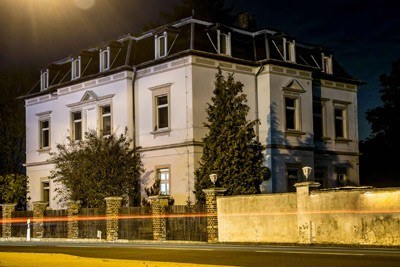 Villa Meuselwitz nachts